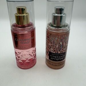 Bath & Body Works Pink and Gold Fragrance Mist Set